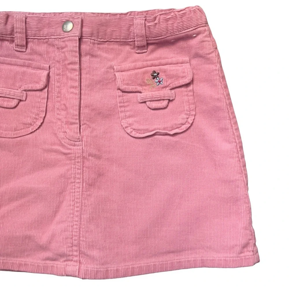 Gymboree Girl's Pink Corduroy Skirt With Undershorts, Size‎ 6